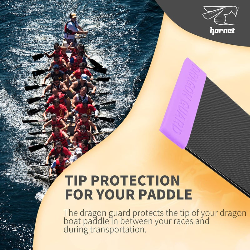 Dragon Guard Tip Protector for Dragon Boat Paddles (purple) - Image 2